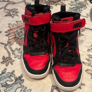 Nike Kids Red and Black Sneakers